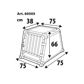 LAMPA Pet carrier 11441108 Premium aluminum alloy pet cage - type 5 - 75 x 75 x 66 cm 10.