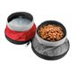 LAMPA Pet travel bowl 11441117 Pet twin travel bowl - 1100+1400 ml, polyester 3.