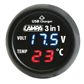 LAMPA Batterie-Tester 580308 Inneres Thermometer, -9 ° C/+80 ° C, 12/24 -V -Batterie- und Generator -Tester, die den Batteriestatus und den richtigen Betrieb des Generators zum Aufladen von 5 V, 2100 mA, USB -Anschluss zeigen 2.