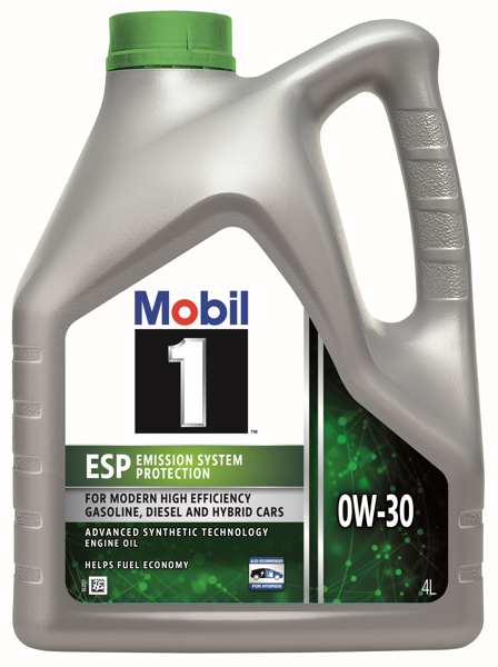 MOBIL Motorenöl 11153814 Mobile 1 ESP, 0W-30, (vollständig synthetisch), 4L
Inhalt [Liter]: 4, Gebindeart: Kanister, Viskositätsklasse SAE: 0W-30, Herstellerfreigabe: MB-Approval 229.31, MB-Approval 229.51, MB-Approval 229.52, VW 504 00, VW  507 00, Porsche C30, Ölherstellerempfehlung: ACEA C2, ACEA C3, API SP, API SN Plus, API SN, API SL, API SJ, Zolltarifnummer: 34031980
Kann aus Gründen der Qualitätssicherung nicht zurückgenommen werden! 1.