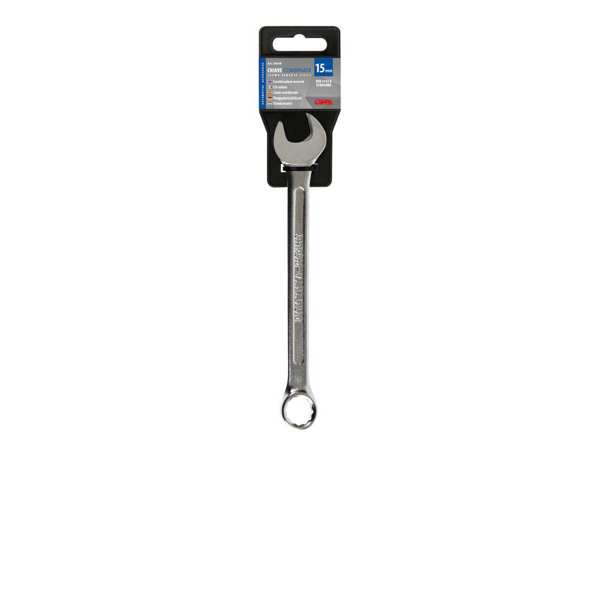 LAMPA Stern-Gabelschlüssel - metrisch 11025647 15 mm, DIN 3113A, CR-VA