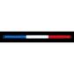 LAMPA Bunting lamp 580928 Décor lamp, LED strip, 42pcs LED, 24V. In the colors of a French flag. With a cigar lighter connector. 3.