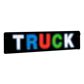 LAMPA Bunting lamp 581990 "Truck" sign with characters illuminated in various colors. 230V/24V. 3.