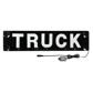 LAMPA Bunting lamp 581990 "Truck" sign with characters illuminated in various colors. 230V/24V. 1.