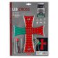 LAMPA Bunting lamp 580936 Décor lamp, Décor SMD LED, 81pcs LED, 24V. Cross -shaped, Portuguese flag colors. With a cigar lighter connector. Dimensions: 200 x 250mm with 185cm wire. 2.