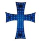 LAMPA Bunting lamp 580933 Décor lamp, Décor SMD LED, 81pcs LED, 24V. Cross -shaped blue. With a cigar lighter connector. Dimensions: 200 x 250mm with 185cm wire. 1.