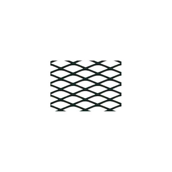 LAMPA Bunting grill 576887 Black, anodized, aluminum, grid size: (6x12mm), full size: 1000x330 mm 1.