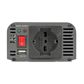 LAMPA Voltage reduktor 580351 Power inverter PSW300, 12V> 230V, 300 / 600W, clean sinusoidal inverter provides a 230V voltage with a domestic current and guarantees 230V output voltage, provides a 220V-240V main output from 12V source / battery, aluminum housing , low voltage and short circuit protection, overload and heat protection, USB output (2100mA) 2.