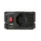 LAMPA Voltage reduktor 581721 Inverter, 500, 24V/DC-> 220V/AC, 500/1000W. Pinch connector. 6.