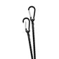 LAMPA Gummispinne 579643 Snap-Hook, elastischer, verstellbarer Alu Carabiner, D: 8 mm, Länge: 100 cm 2.