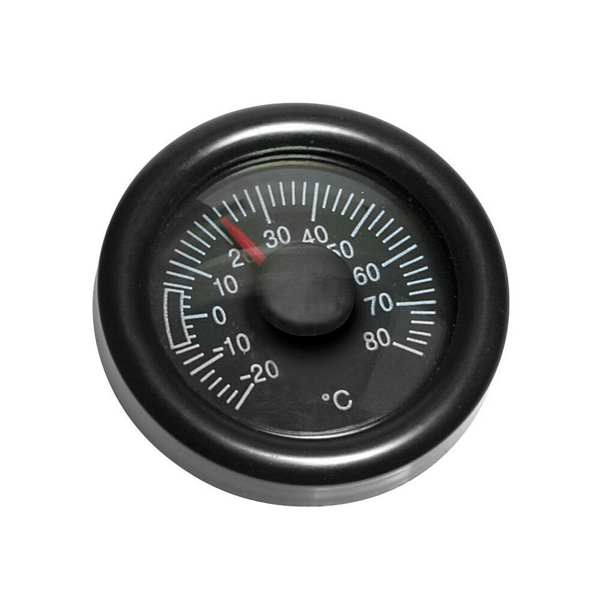 LAMPA Thermometer 580270 Inner, Mechanius, black, temperature range: -20 - +80 ° C, size: D 48 x 10 mm, self -adhesive 1.