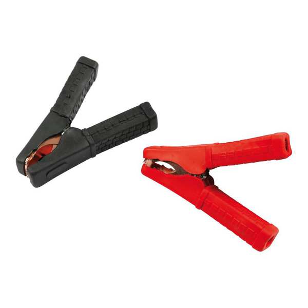 LAMPA Starterkabelklemme 580026 2 PCs/Pack, rot/schwarz, 10 cm, 60a, vollständig isoliert 1.