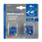 LAMPA Leitungsverbinder 579056 40 PCs/Pack, d: 6,3 x 0,8 mm, blaue Folie (DAD) 20 Stück + Blausieger (Mutter) 20 PCs, 1,5-2,5 mm2 Kabel 1.