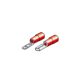 LAMPA Leitungsverbinder 579058 20 PCs/Pack, d: 2,8 x 0,5 mm, roter Folie (DAD) 10 dB + roter Folie (Mutter) für 10 Stcs, 0,5-1,5 mm2 Kabel 2.