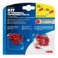 LAMPA Leitungsverbinder 579058 20 PCs/Pack, d: 2,8 x 0,5 mm, roter Folie (DAD) 10 dB + roter Folie (Mutter) für 10 Stcs, 0,5-1,5 mm2 Kabel 1.