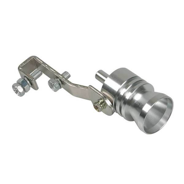 LAMPA Turbo sound exhaust whistle 579591 "Turbo-Whistler", polished stainless steel for 44-45mm tube diameter, screw. 1.