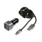 LAMPA Telefon-Ladegerät - für Autos 578766 12/24 V 3000 mA 1 USB -Hafen -Zigarre Leichteranschluss, Micro USB 100 cm Draht. 1.