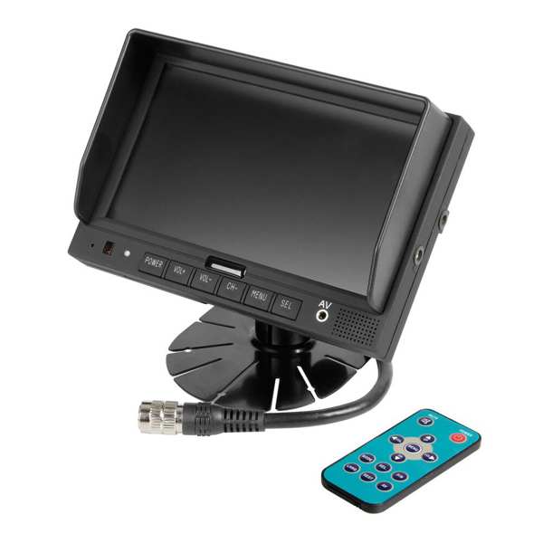 LAMPA Rückfahrkamera-Monitor 580336 Überwachen Sie "M3" 7 "Color LCD, 4 Camera Connection (22Pin-4AV) Videoformat PAL/NTSC/AUTO, 12/24 V, Lautsprecher, Fernbedienung 1.