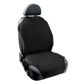 LAMPA Tricot seat cover 579543 T-shirt, jersey seat cover, first. Black. Simple installation, universal size, polyester. It can also be used for seats with side airbags. 1.