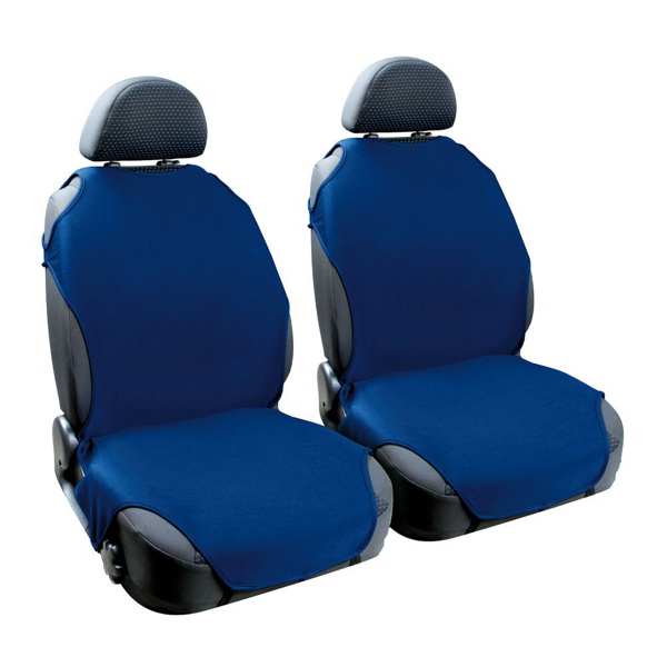 LAMPA Tricot seat cover 579554 T-shirt, jersey seat cover 2pcs first. Blue. Simple installation, universal size, polyester. It can also be used for seats with side airbags. 1.