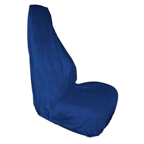 LAMPA Sitzbezug 579247 Blau. Einfache Installation, universelle Größe, Polyester. Nicht für Sitze mit Seitenairbags anwendbar! 1.