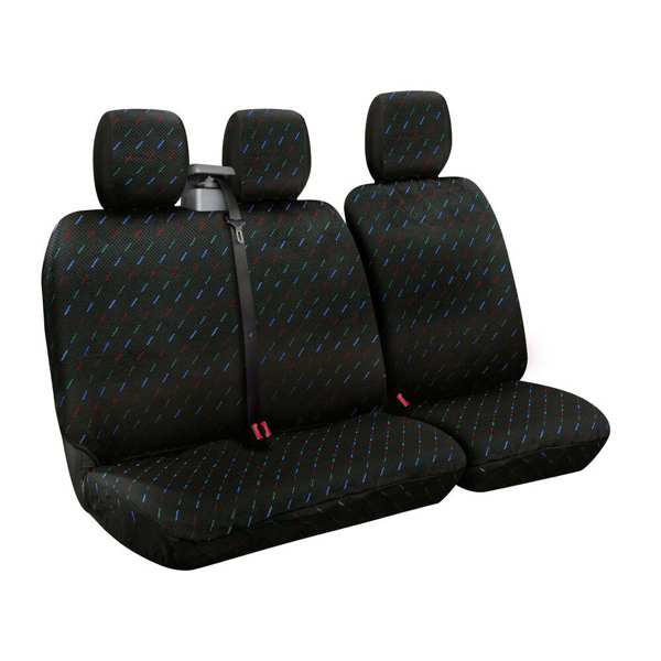 LAMPA Seat cover 579430 For small bass. Premium quality, high abrasion resistant and anti -tear jacquard fabric. Universal. It cannot be used for the side airbag. Black. 1.