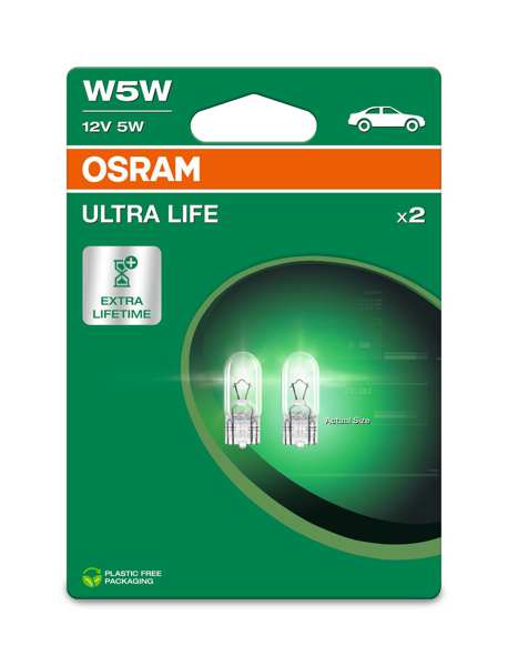 OSRAM Glühlampe 10279620 Lampenart: W5W, Spannung [V]: 12, Nennleistung [W]: 5, Sockelausführung: W2,1x9,5d 
Lampenart: W5W, Spannung [V]: 12, Nennleistung [W]: 5, Sockelausführung Glühlampe: W2.1x9.5d, Gebindeart: Blisterpack
Kann aus Gründen der Qualitätssicherung nicht zurückgenommen werden! 1.