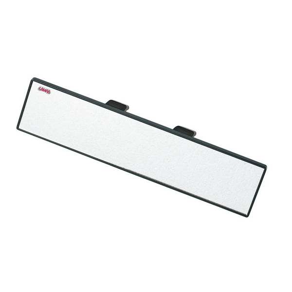 LAMPA Innenspiegel 579784 "Breit -Bildschirm" Größe: 300 x 65 mm, montiert mit Haltebeluden auf einem Spiegel von 58 - 77 mm 1.