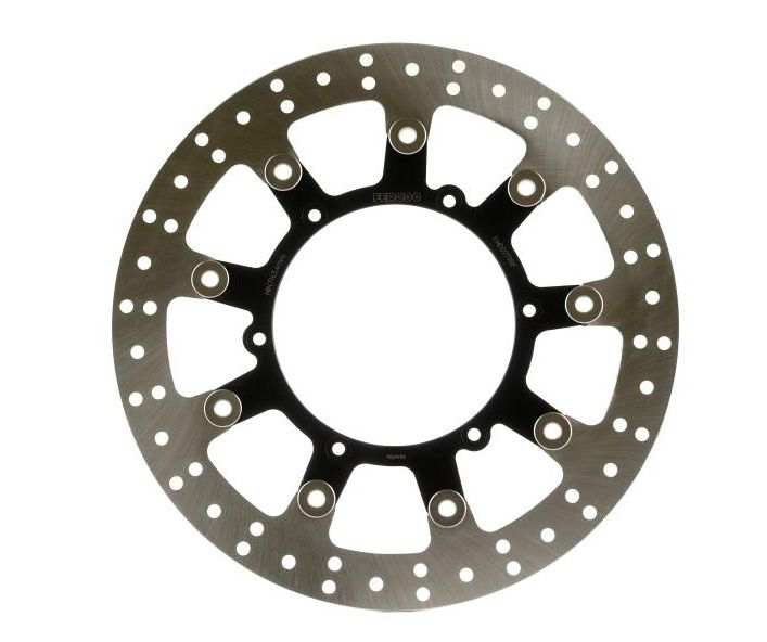 FERODO Motorcycle brake disc 10763204 Riveted with steel carrier 1.