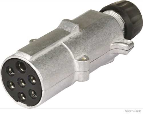 ELPARTS Elektrischer Anschluss für Anhänger 924019 24 V, 7 -Schall-, Aluminium -Stecker
Anzahl der Steckkontakte: 7, Spannung [V]: 24, Belastbarkeit bei 24V: 16 A (1,5 mm2), 25 A (2,5 mm2), DIN/ISO: 1185 N-Typ, Material: Aluminium, Montageart: Schraubanschluss, Ergänzungsartikel/Ergänzende Info 2: mit Zugentlastung, Anschluss/Klemme: mit Kabelverschraubung 1.