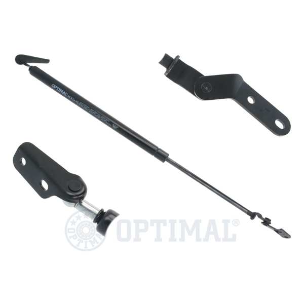 OPTIMAL Gasfeder 11400192 Einbauposition: hinten links, Hub [mm]: 198, Ausschubkraft [N]: 410, Länge über Alles [mm]: 618, Gehäusedurchmesser [mm]: 22, Durchmesser 1 [mm]: 10 1.