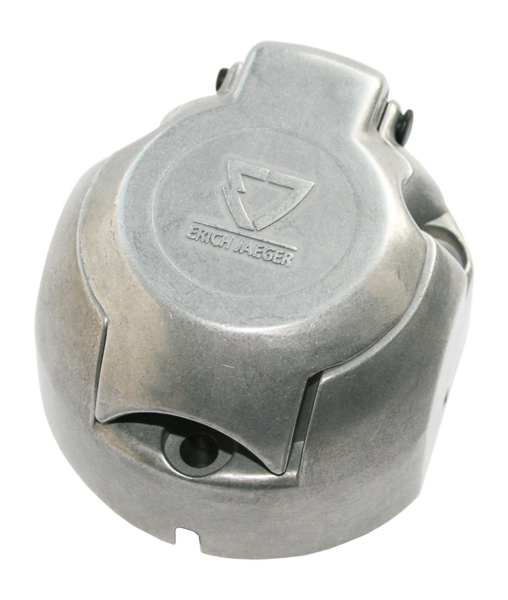 ERICH JAEGER Trailer socket 208809 Number of Poles: 07, DIN / ISO: 1724 N-Typ, Voltage [V]: 12, Shape: Flat, Housing material: Metal, Plug Type: Screw Contact, Contact surface: Copper-tin-(zinc) electrolyte 
Number of pins: 07, DIN / ISO: 1724 N-Typ, Voltage [V]: 12, Shape: Flat, Housing material: Metal, Plug Type: Screw Contact, Contact surface: Copper-tin-(zinc) electrolyte 1.