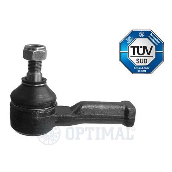 OPTIMAL Spurstangenkopf 26861/1 Einbauseite: Vorderachse, außen, beidseitig, Konusmaß [mm]: 13,65, Innengewinde [mm]: M14 x 1,50 RHT F 
Einbauseite: außen, Vorderachse, Konusmaß [mm]: 13,7, Innengewinde [mm]: M14 x 1,50 RHT F, Zulassungsart: TÜV®/GS-geprüft
