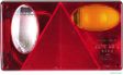 ELPARTS Rear light (universal) 926030 Width [mm]: 240, Height [mm]: 140, Depth [mm]: 52, Mounting Type: PG-fastening, mounting, Bolt Distance [mm]: 152, Bolt Head Diameter [mm]: 5, Light Design: 3 Chamber Light, Light Function: with stop light (LED), with indicator, with taillight, with reverse light, with reflector, with reflector (triangular), without number plate light, Registration Type: ADR/GGVS approved, Fitting Position: Right, Supplementary Article/Info 2: with bulbs, Voltage [V]: 24 1.