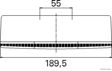 ELPARTS Rücklicht (universal) 926029 Einbauseite: rechts, Breite [mm]: 189,5, Höhe [mm]: 97, Bolzenabstand [mm]: 55, Lampenart: P21/5W, P21W, Leuchten-Bauart: 3-Kammerleuchte, Leuchtefunktion: mit Blinklicht, mit Bremslicht, mit Schlusslicht, mit Rückfahrlicht, mit Rückstrahllicht, mit Kennzeichenlicht (seitlich), Montageart: Anbau, Tiefe [mm]: 57 8.