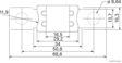 ELPARTS Sicherung 927188 Sicherungsausführung: Schraubsicherung, MEGA, Stromstärke [A]: 100, Spannung bis [V]: 32, Breite 2 [mm]: 19, Höhe 1 [mm]: 6, Höhe 2 [mm]: 10,7, Bolzenabstand [mm]: 50,8, Bolzen-O [mm]: 8,64, DIN/ISO: 8820-5, JASO D612, Farbe: gelb 2.