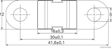 ELPARTS Fuse 927182 Fuse Type: Bolt Type Fuse, MIDI Fuse, Current Strength [A]: 50, Voltage to [V]: 32, Bolt Distance [mm]: 30, Bolt O [mm]: 5, DIN / ISO: 8820-5, JASO D612, Colour: Red 3.