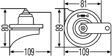 HELLA Horn 161376 Frequenzbereich [Hz]: 400, Leistungsaufnahme [W]: 72, Spannung [V]: 12, Breite [mm]: 109, Tiefe [mm]: 80, Montageart: Flachsteckanschluss, Ergänzungsartikel/Ergänzende Info 2: mit E-Prüfzeichen, Zulassungsart: ECE-geprüft, Schutzart (IP-Code): IP5K4K, IP6K9K, Temperaturbereich von [°C]: -40, Temperaturbereich bis [°C]: 80, Bauhöhe [mm]: 89, Betriebsart: elektrisch, erfüllt ECE-Norm: R28, Gehäusefarbe: schwarz, Lautstärke [dB(A)]: 110, Montage/Demontage durch Fachpersonal erforderlich!: 2.