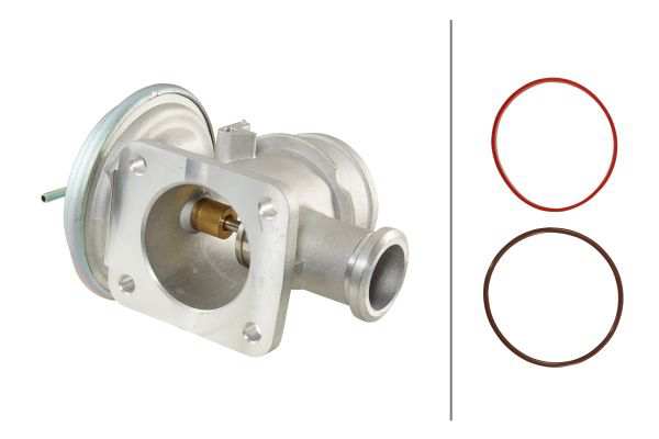 HELLA EGR valve 11109864 Supplementary Article/Supplementary Info: without gasket / seal, Operating Mode: Pneumatic, Assy./disassy. by qualified personnel required!: