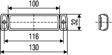 HELLA Width lamp (side-signal) 398937 Mounting Type: Screw Connection, mounting, Fastening Type: for horizontal fastening, Light Design: LED, Lamp Type: LED, Voltage [V]: 24, Fitting Position: Right, Left, Height [mm]: 32, Width [mm]: 32, Length [mm]: 130, Light Function: with side marker light (LED), with reflector, Number of light functions: 2, Plug Type: open cable ends, Protection Type (IP Code): IP6K9K, Fulfils ECE norm: R3, R91, Registration Type: CCC approved, ADR/GGVS approved, Number of LEDs: 1, LED Colour: Yellow, Cable Le 3.