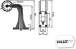 HELLA Width lamp (side-signal) 367703 LED lamp, white / red, equipment: vertically, right, voltage: 10 - 30 V
Fitting Position: Right, Lateral Mounting, Light Design: LED, Registration Type: ECE approved, Voltage [V]: 12, 24, Number of LEDs: 8, Number of light functions: 2, Fastening Type: for vertical fastening, Shape: Bent, Lamp Type: LED, Light Function: with position light, with taillight, Angle [°]: 90, Assy./disassy. by qualified personnel required!:  Brief Information: *** The HELLA VALUEFIT principle: Quality tested by HELL 2.