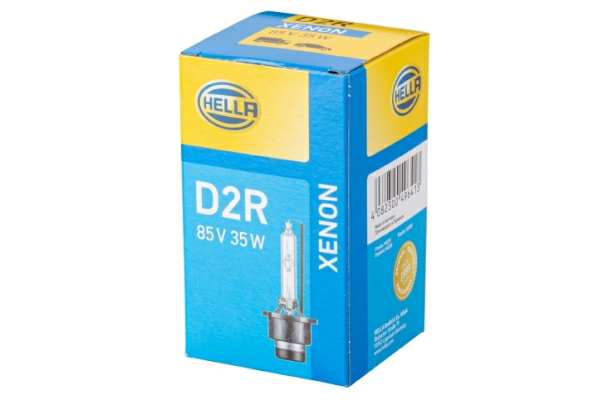 HELLA Bulb 10269767 Lamp Type: D2R (gas discharge tube), Voltage [V]: 85, Rated Power [W]: 35, Inspection Tag: E1, Socket Type: P 32 d-3, Packing Type: Box 
Voltage [V]: 85, Rated Power [W]: 35, Lamp Type: D2R (gas discharge tube), Registration Type: ECE approved, Light Design: Xenon, Packing Type: Box, Socket Type bulb: P32d-3, Assy./disassy. by qualified personnel required!:
Cannot be taken back for quality assurance reasons! 1.