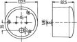 HELLA Rückfahrscheinwerfer (universal) 373075 Montageart: Anbau, Einbau, Befestigungsart: Zweipunktbefestigung, Leuchten-Bauart: Halogen, Lampenart: P21W, Spannung [V]: 24, 12, Einbauposition: links, rechts, Durchmesser [mm]: 123, Leuchtefunktion: mit Rückfahrlicht, Anzahl der Leuchtefunktionen: 1, erfüllt ECE-Norm: R23, Steckerausführung: Flachstecker, Zulassungsart: ADR/GGVS-geprüft, Lichtscheibenfarbe: glasklar, Gehäusefarbe: schwarz, Ergänzungsartikel/Ergänzende Info 2: ohne Glühlampen, Montage/Demontage durch Fachpersonal erforderlich! 2.