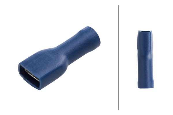 HELLA Cable terminals 10904909 Corner insert, legumes sliding 50 pcs
Cross Section [mm2] from: 1,5, Cross Section [mm2] to: 2,5, Colour: Blue, Dust Cover: with dust cover, Plug Type: Blade Terminal Sleeve, Plug Type ID: 6,3 x 0,8, Assy./disassy. by qualified personnel required!: