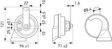 HELLA Horn 10267428 Spannung [V]: 12, Leistungsaufnahme [W]: 72, Lautstärke [dB(A)]: 110, Frequenzbereich von [Hz]: 400, Frequenzbereich bis [Hz]: 500, Stromaufnahme [A]: 6, Schutzart (IP-Code): IP65, erfüllt ECE-Norm: R28, Zulassungsart: ECE-geprüft, Gehäusefarbe: schwarz, Signalton: Hochton, Tiefton, Betriebsart: elektrisch, Breite [mm]: 82, Höhe [mm]: 93, Tiefe [mm]: 64, Temperaturbereich von [°C]: -40, Temperaturbereich bis [°C]: 80, Montageart: Flachsteckanschluss, Ergänzungsartikel/Ergänzende Info 2: mit E-Pr 8.