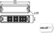 HELLA Rear light (universal) 371932 Number of LEDs: 21, Number of light functions: 5, Housing Colour: Black, Rated Voltage [V]: 24, 12, Fitting Position: Left, Right Brief Information: *** The HELLA VALUEFIT principle:
Mounting Type: mounting, Bolted, Light Design: LED, Lamp Type: LED, Voltage [V]: 24, 12, Fitting Position: Left, Right, Width [mm]: 49, Length [mm]: 191, Light Function: with reverse light, with taillight, with stop light, with indicator, with reflector, Number of light functions: 5, Plug Type: open cable ends, Reg 2.