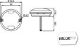 HELLA Nebelscheinwerfer (universal) 365093 Montageart: Einbau, Nennspannung [V]: 12, 24, Anzahl der LEDs: 17, Anzahl der Leuchtefunktionen: 1, Durchmesser [mm]: 95, Gehäusefarbe: schwarz, Lampenart: LED Kurzinformation: *** Das HELLA VALUEFIT Prinzip:
Montageart: Einbau, Befestigungsart: für waagerechte Befestigung, Leuchten-Bauart: LED, Lampenart: LED, Spannung [V]: 24, 12, Einbauposition: hinten, Höhe [mm]: 36, Länge [mm]: 43, Durchmesser [mm]: 95, Leuchtefunktion: mit Nebelschlusslicht, Anzahl der Leuchtefunktionen: 1, Steckerausführ 2.