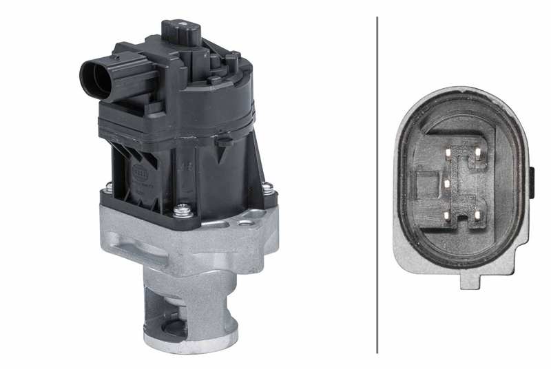 HELLA EGR valve 11299253 Supplementary Article/Supplementary Info: with seal, Operating Mode: Electric, Voltage [V]: 12, Number of pins: 5, Assy./disassy. by qualified personnel required!: 1.