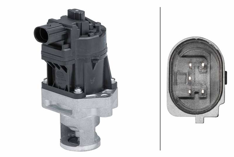 HELLA EGR valve 11299254 Operating Mode: Electric, Number of pins: 5, Assy./disassy. by qualified personnel required!: , Supplementary Article/Supplementary Info: without gasket/seal 1.