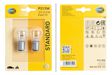 HELLA Bulb 364990 2 pcs/blister
Socket Type: BAY15d, Bulb Type: P21/ 5W, Voltage [V]: 12, Rated Power [W]: 21/5 Technical Information: Double the life of standard bulbs. Ensures safe driving during day and night.
Cannot be taken back for quality assurance reasons! 1.